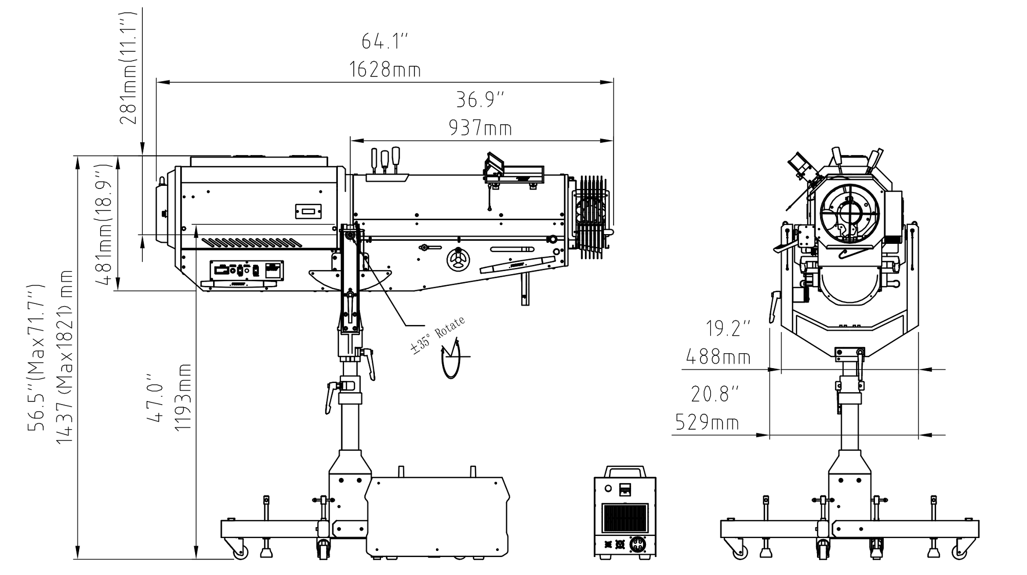 910383210007 FINE 2000XF Dimension drawing 2024-10-14_00 910383210007 FINE 2000XF Dimension drawing 2024-10-14_00