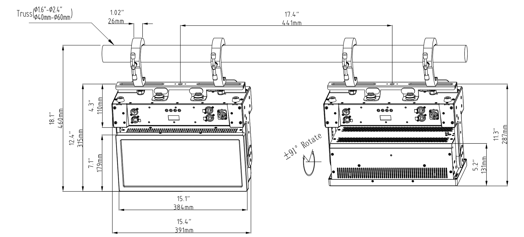 990730220034 FINE 1000C STROBE Dimension drawing 2024-10-16_00 990730220034 FINE 1000C STROBE Dimension drawing 2024-10-16_00